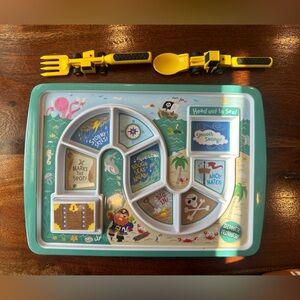 Fred Dinner Winner Pirate Plate & Construction Utenils